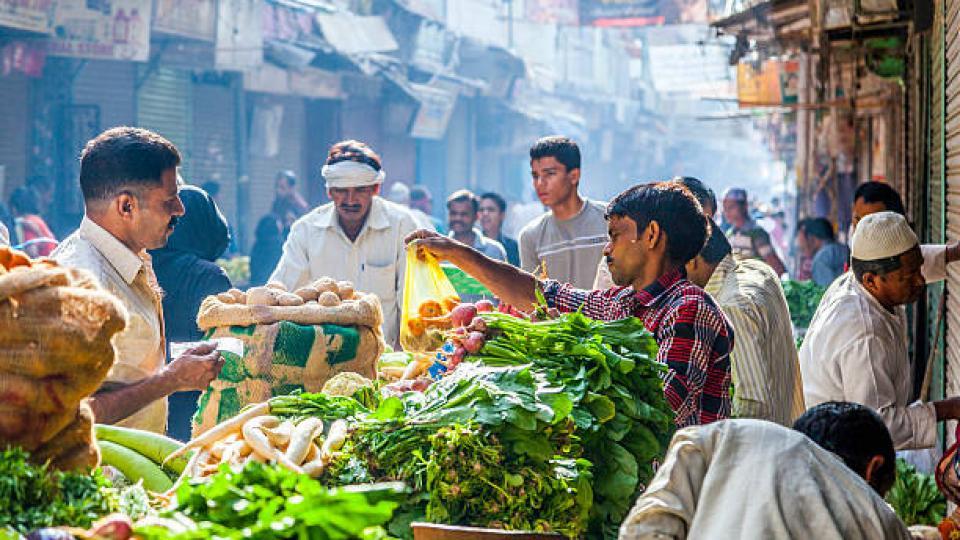 Markt in India