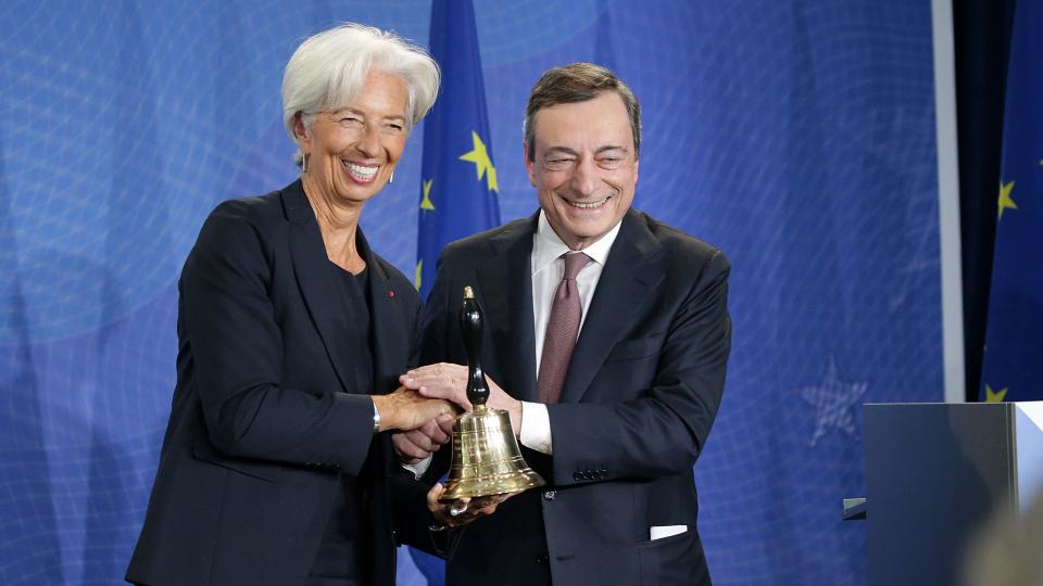 Christine Lagarde, Mario Draghi, 2019 