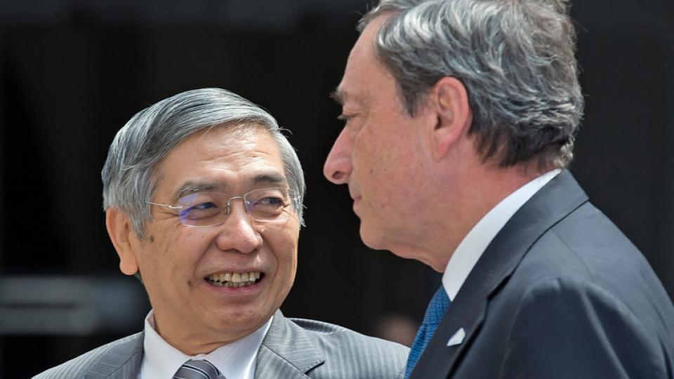 Draghi en Kuroda