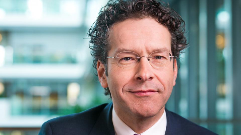 Minister Dijsselbloem van Financiën