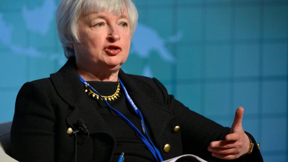 Fed-president Janet Yellen 