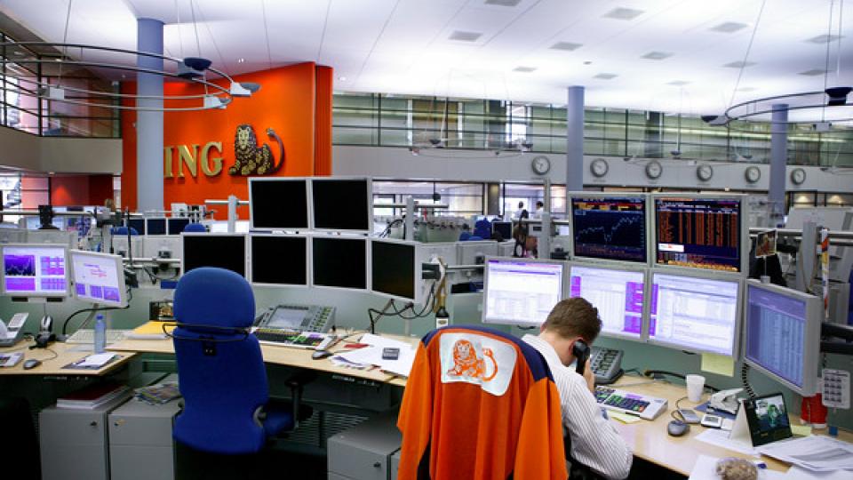 ING dealingroom (foto: Hollandse Hoogte)