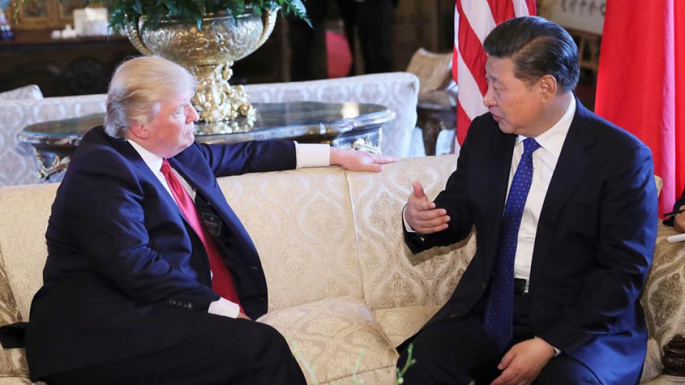 President Trump en Xi Jinping, 2017