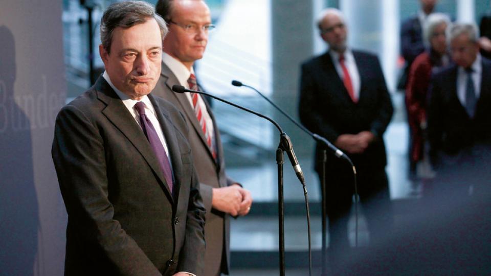 Mario Draghi als ECB-president (archiefbeeld)