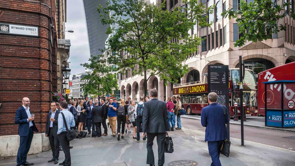 Straatbeeld Londen 