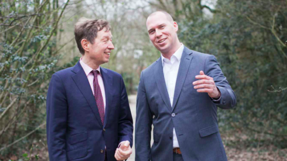 Albert van Zadelhoff en Jeroen Pels, Triodos Bank 