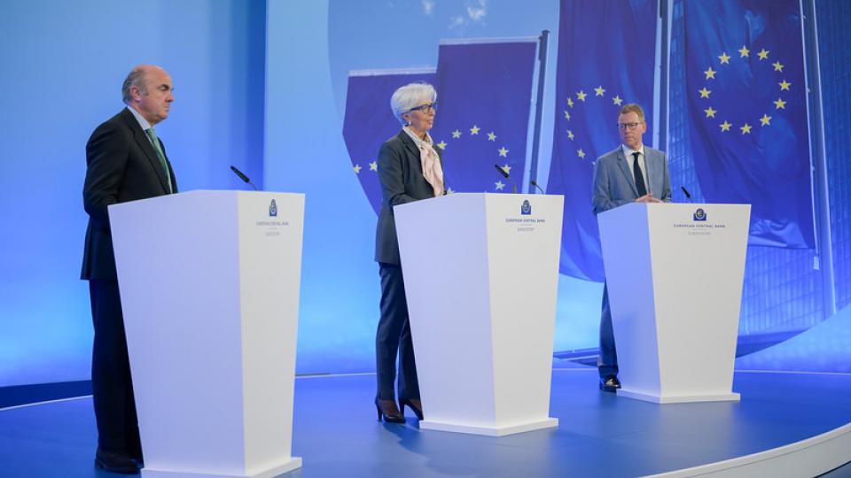 Persconferentie ECB-president Christine Lagarde, juli 2021