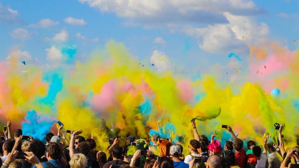 Colour run (foto: unsplash) 