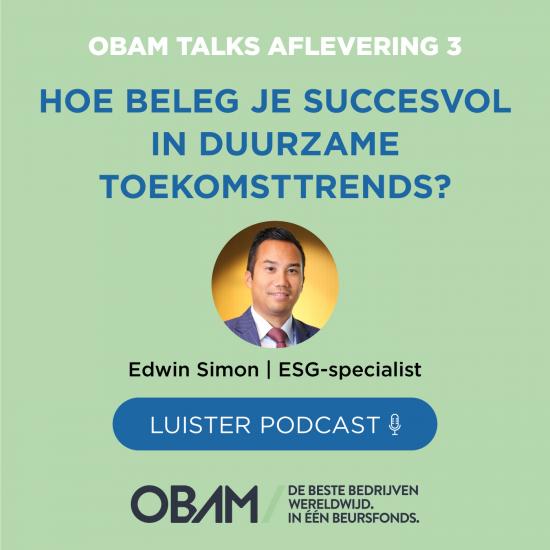 OBAM Talks: Hoe beleg je succesvol in duurzame toekomsttrends?