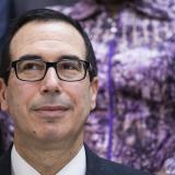 Minister van Financiën Steven Mnuchin